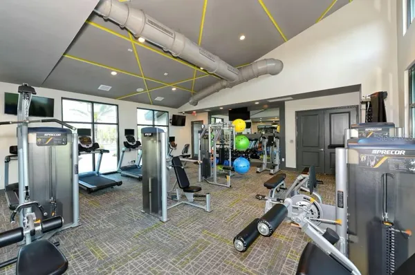 a view of a lake with a yard