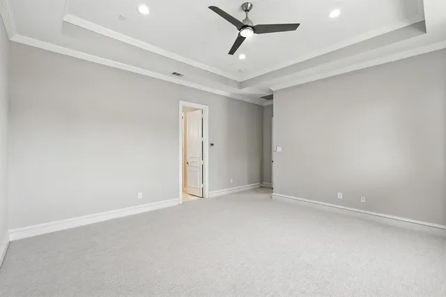 a bathroom with a sink vanity and mirror