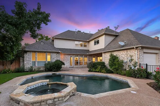 a view of outdoor space yard swimming pool and patio