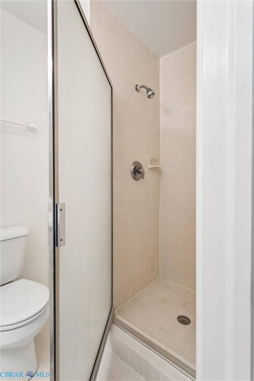 172 Sturgeon Creek Road Deltaville, VA 23043 - Photo 25 of 50 Full bath with a stall shower and light tile patterned floors