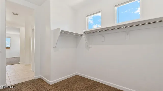 a view of a room with closet