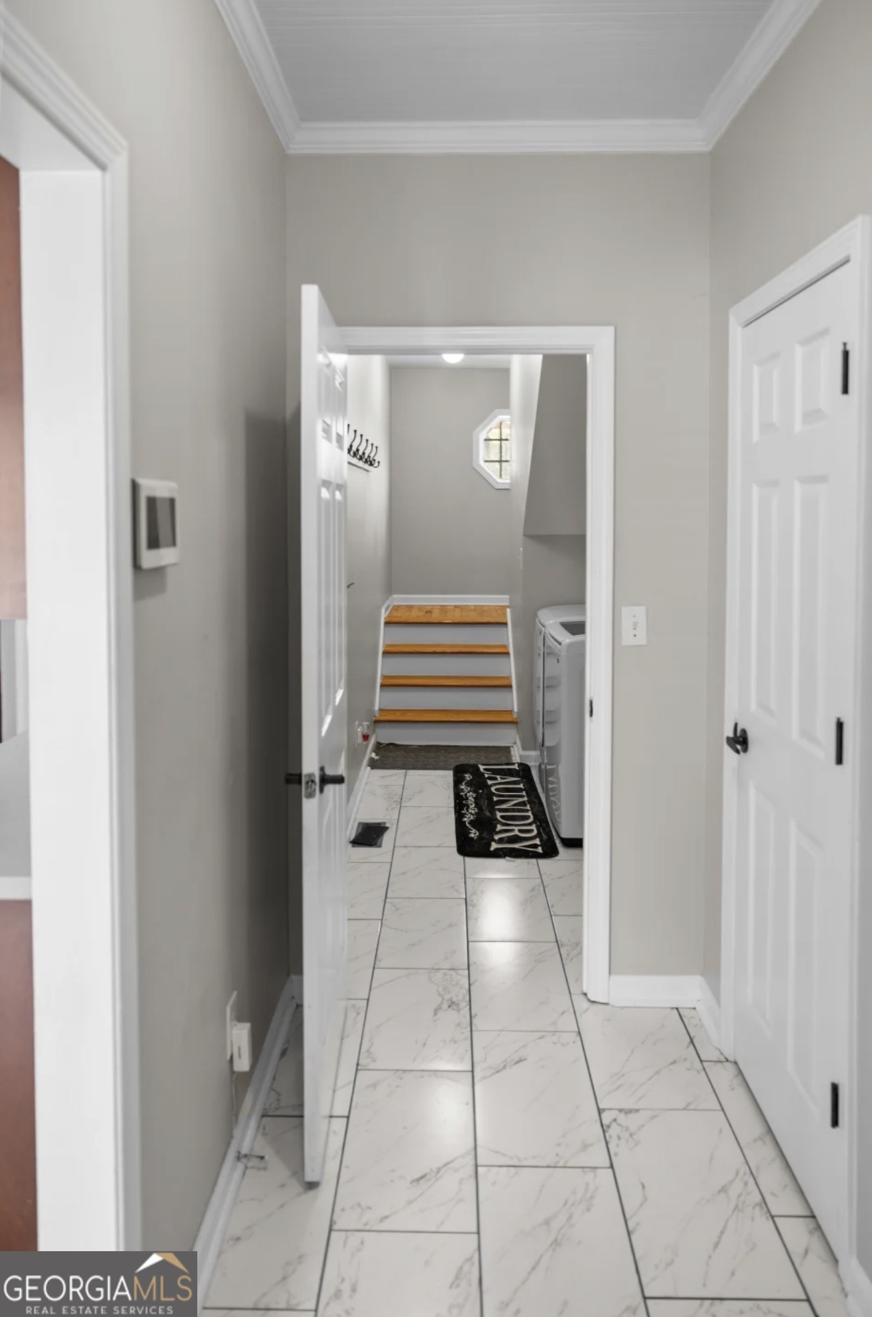 4430 Oak Hill Church Road Millen, GA 30442 - Photo 18 of 41 a room with a black white checkered floor