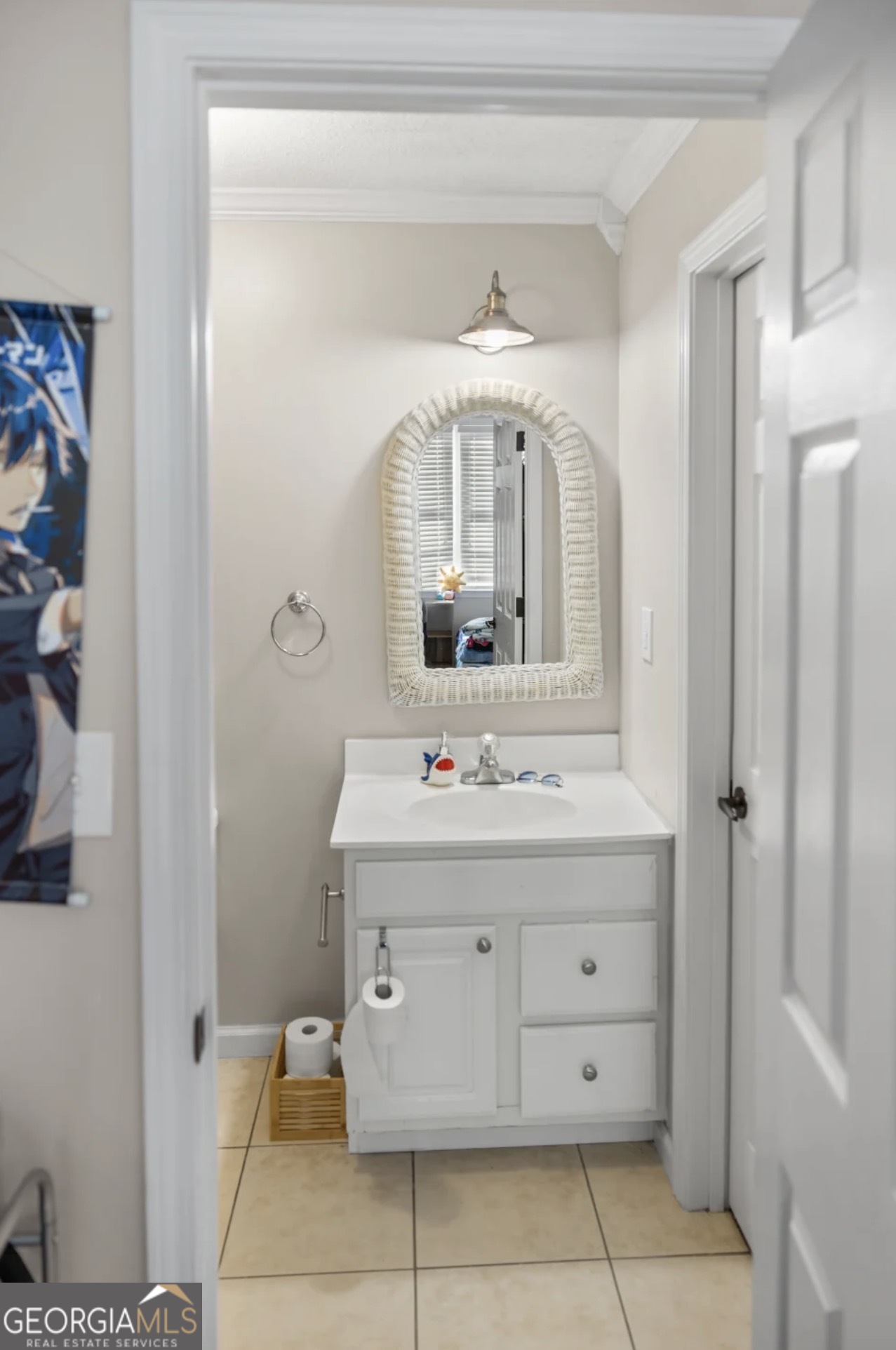 4430 Oak Hill Church Road Millen, GA 30442 - Photo 31 of 41 a bathroom with a sink and a mirror