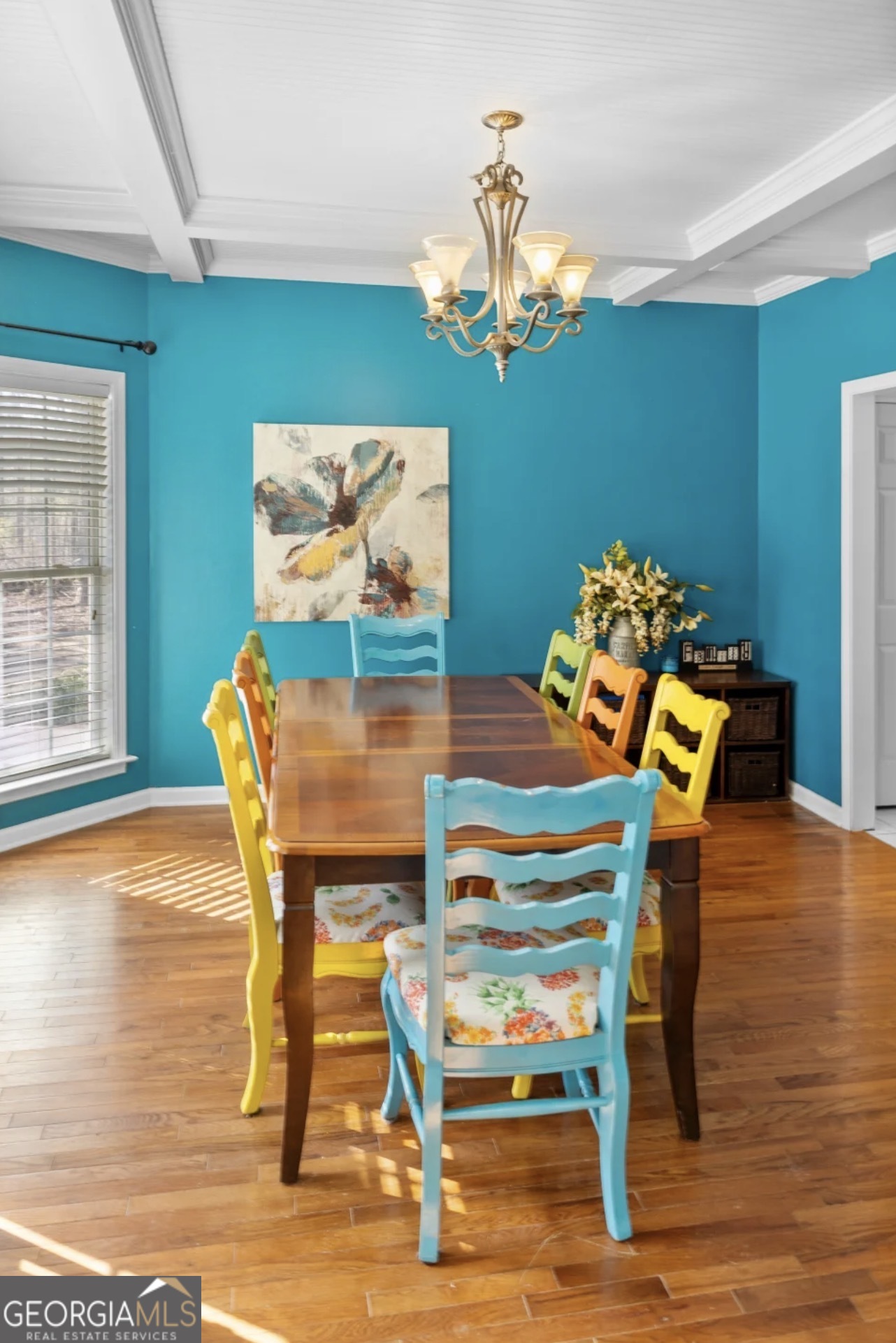 4430 Oak Hill Church Road Millen, GA 30442 - Photo 10 of 41 a view of a dining room with furniture and wooden floor