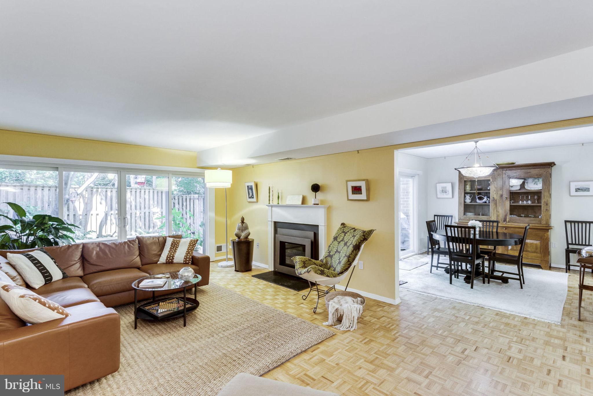 11514 Links Drive Reston, VA 20190 - Photo 12 of 30 Living Room Open to Dining Room