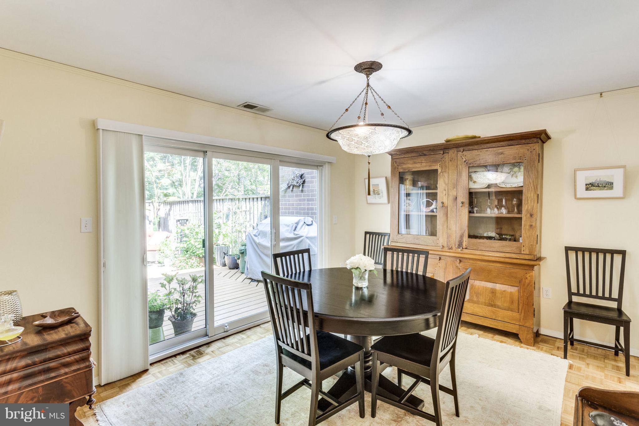 11514 Links Drive Reston, VA 20190 - Photo 10 of 30 Sliding Door with Custom Shades to Exterior