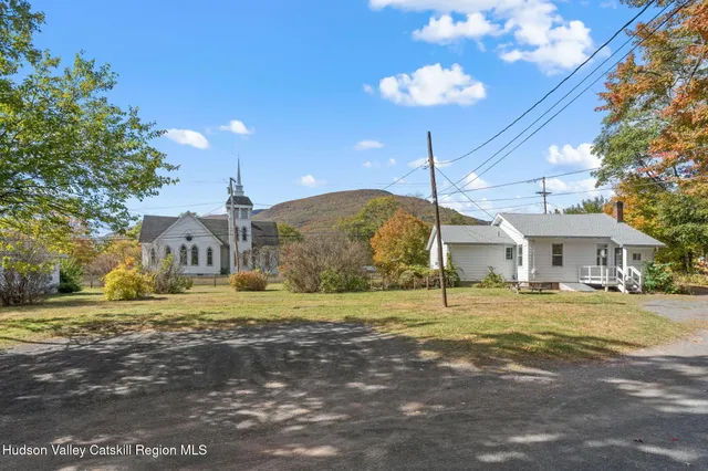 a view of a door front of house