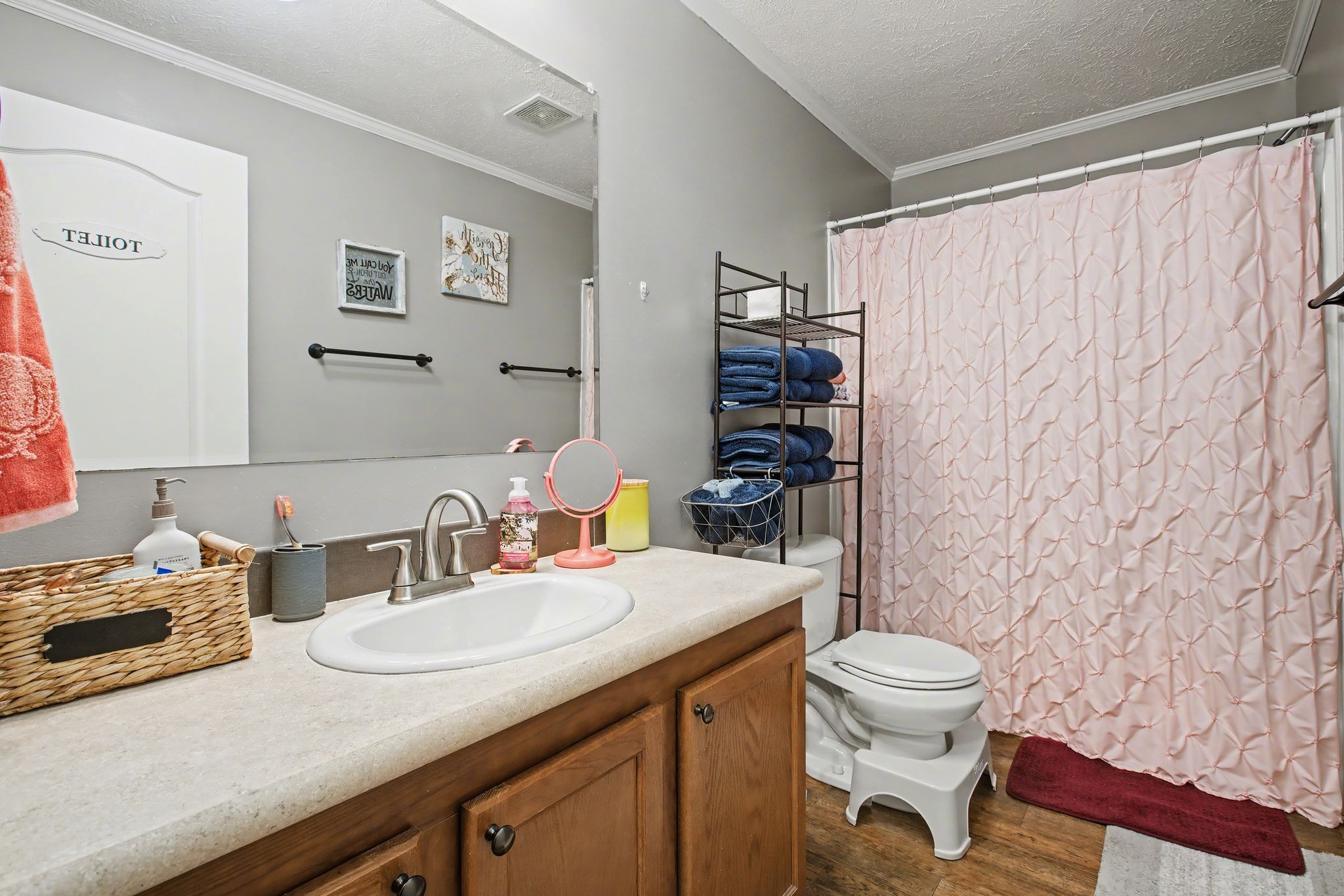 10878 Highway 7 Primm Springs, TN 38476 - Photo 34 of 37 a bathroom with a sink toilet and shower