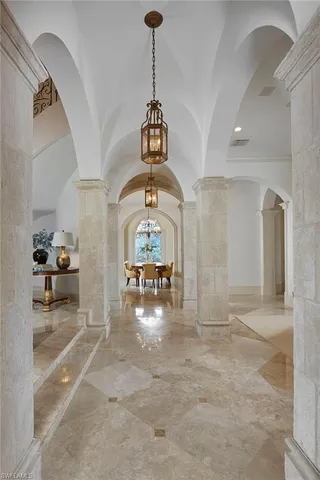 a view of a livingroom with a staircase