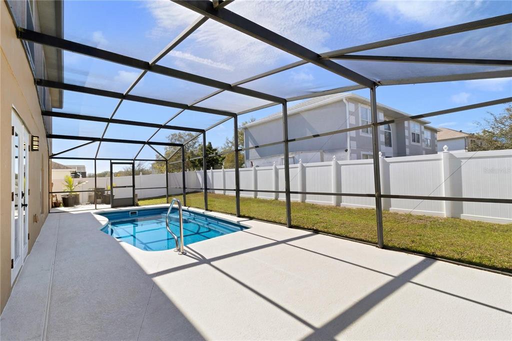 1705 Ridgemoor Drive Mascotte, FL 34753 - Photo 45 of 53 a view of a backyard with a swimming pool