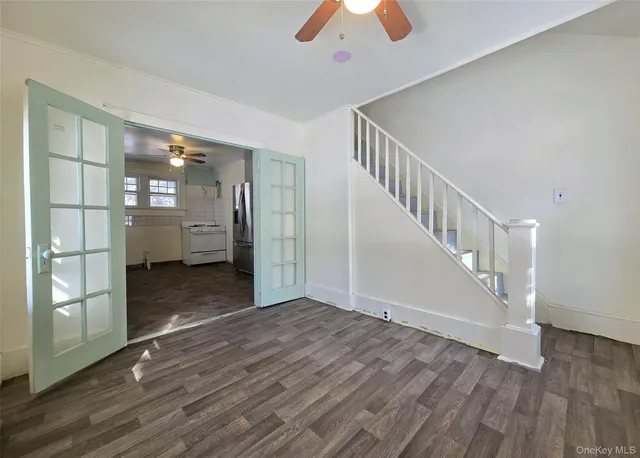 a view of entryway with stairs