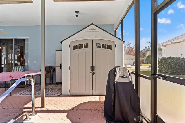 a house view with a outdoor space