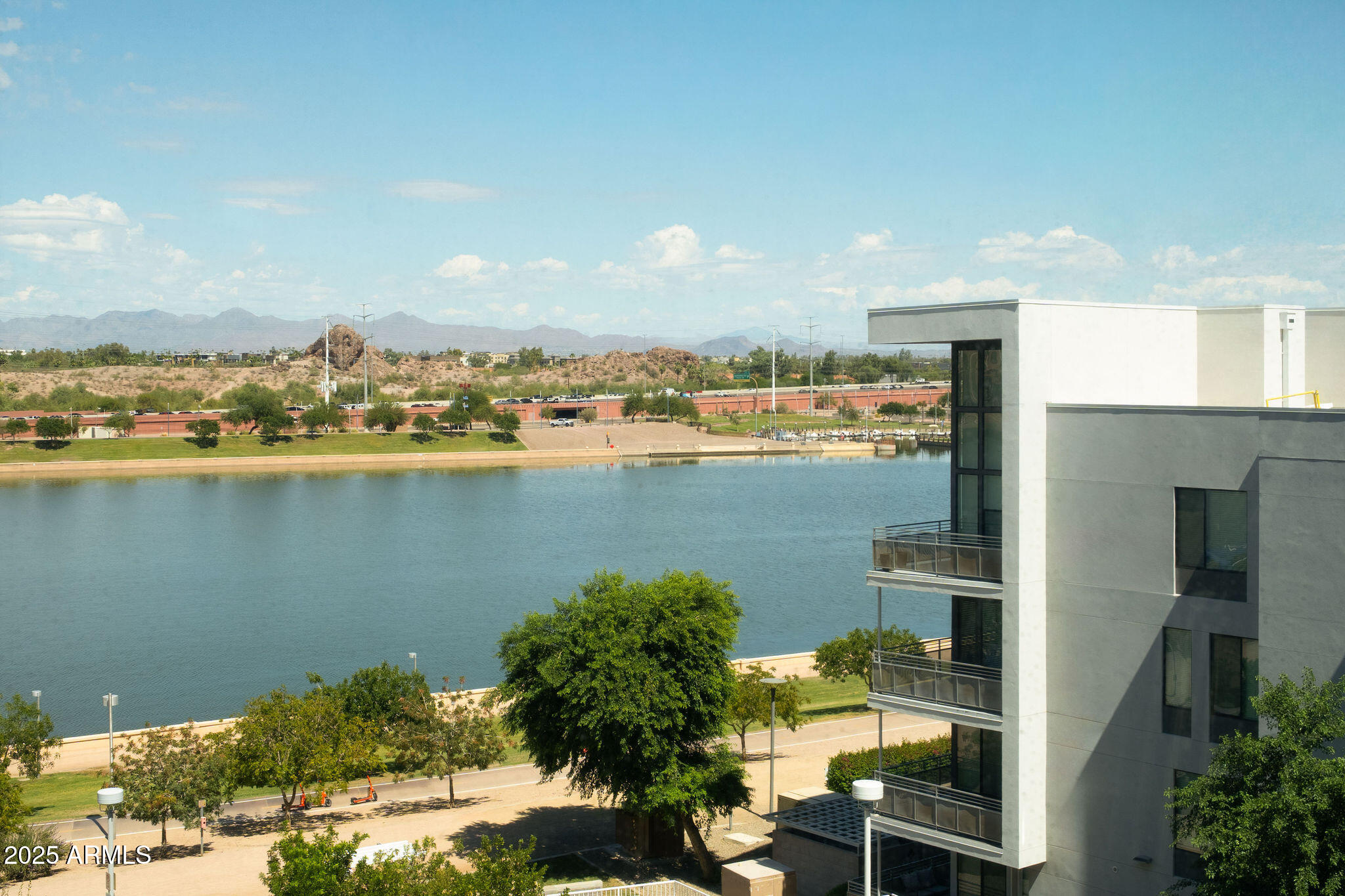 140 East Rio Salado Parkway, Unit 509 Tempe, AZ 85281 - Photo 15 of 43 a view of a lake and a mountain view