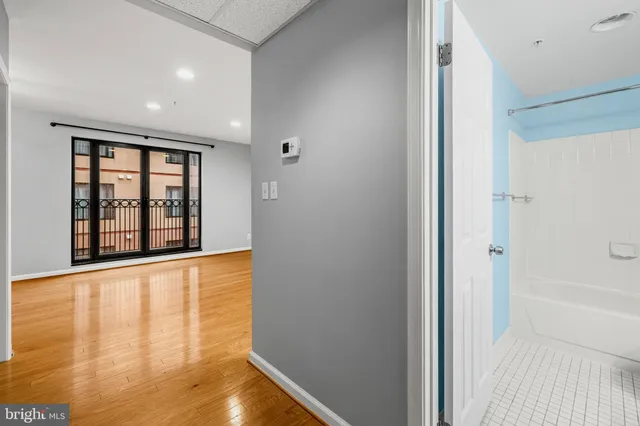 a view of front door