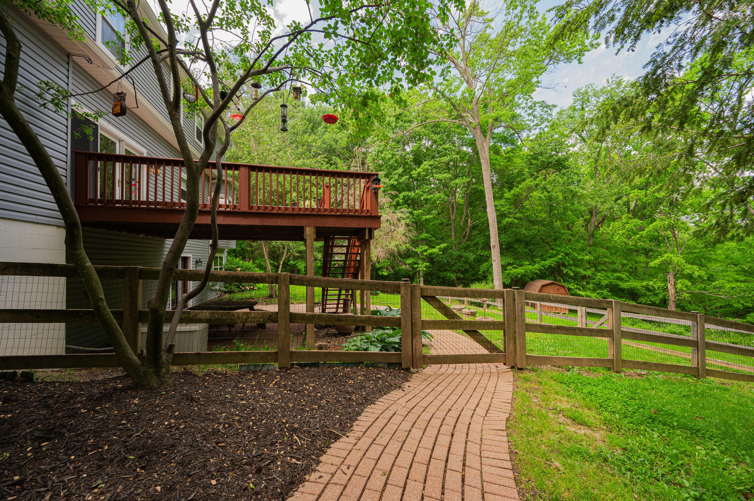 11557 Palmer Road Mount Perry, OH 43760 - Photo 52 of 68 Back Yard Fence Deck & Patio