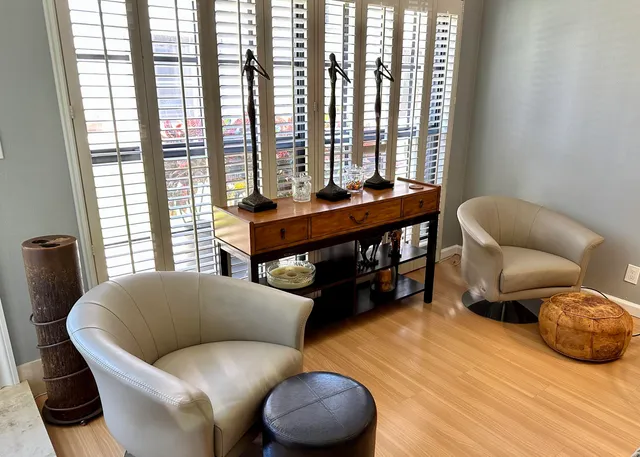 a close view of washer and dryer