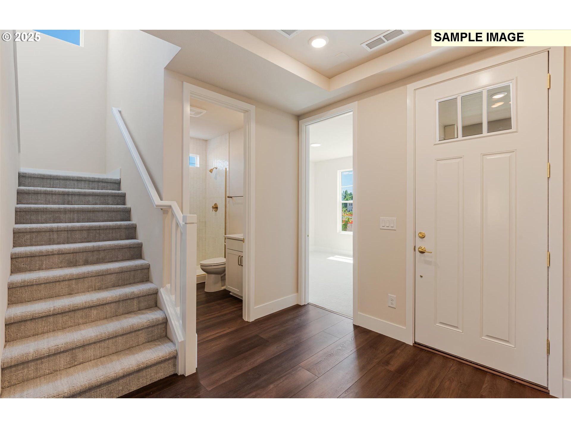6749 Southwest Windflower Street Wilsonville, OR 97070 - Photo 2 of 33 a view of entryway with wooden floor