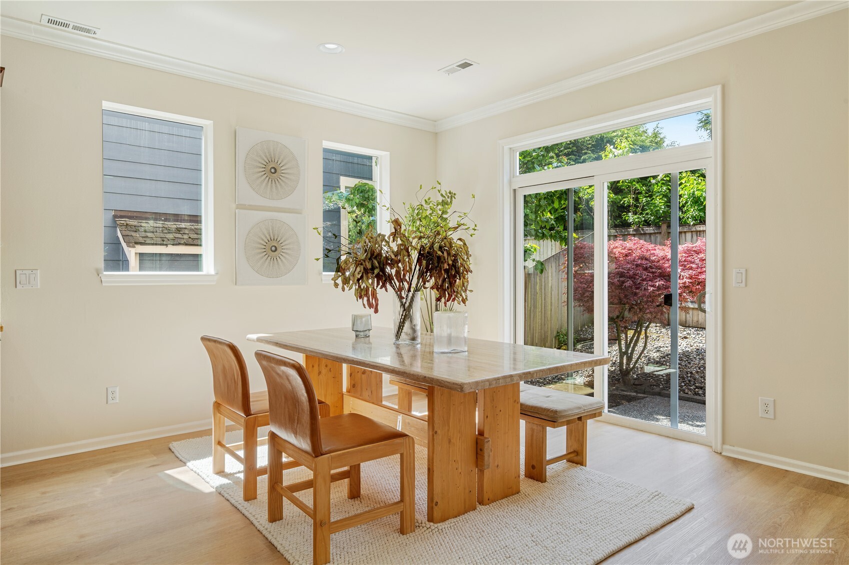 9528 25th Drive Southeast Everett, WA 98208 - Photo 20 of 36 a dining room with furniture and a floor to ceiling window