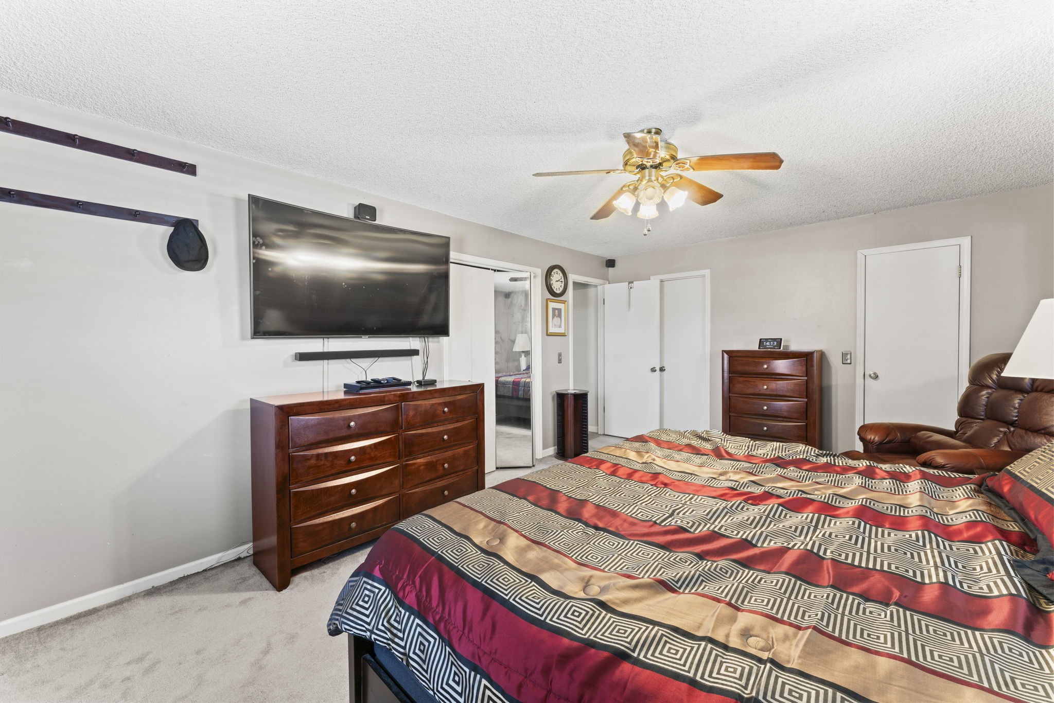 3369 Country Way Road Antioch, TN 37013 - Photo 11 of 17 a bedroom with a bed and a flat screen tv
