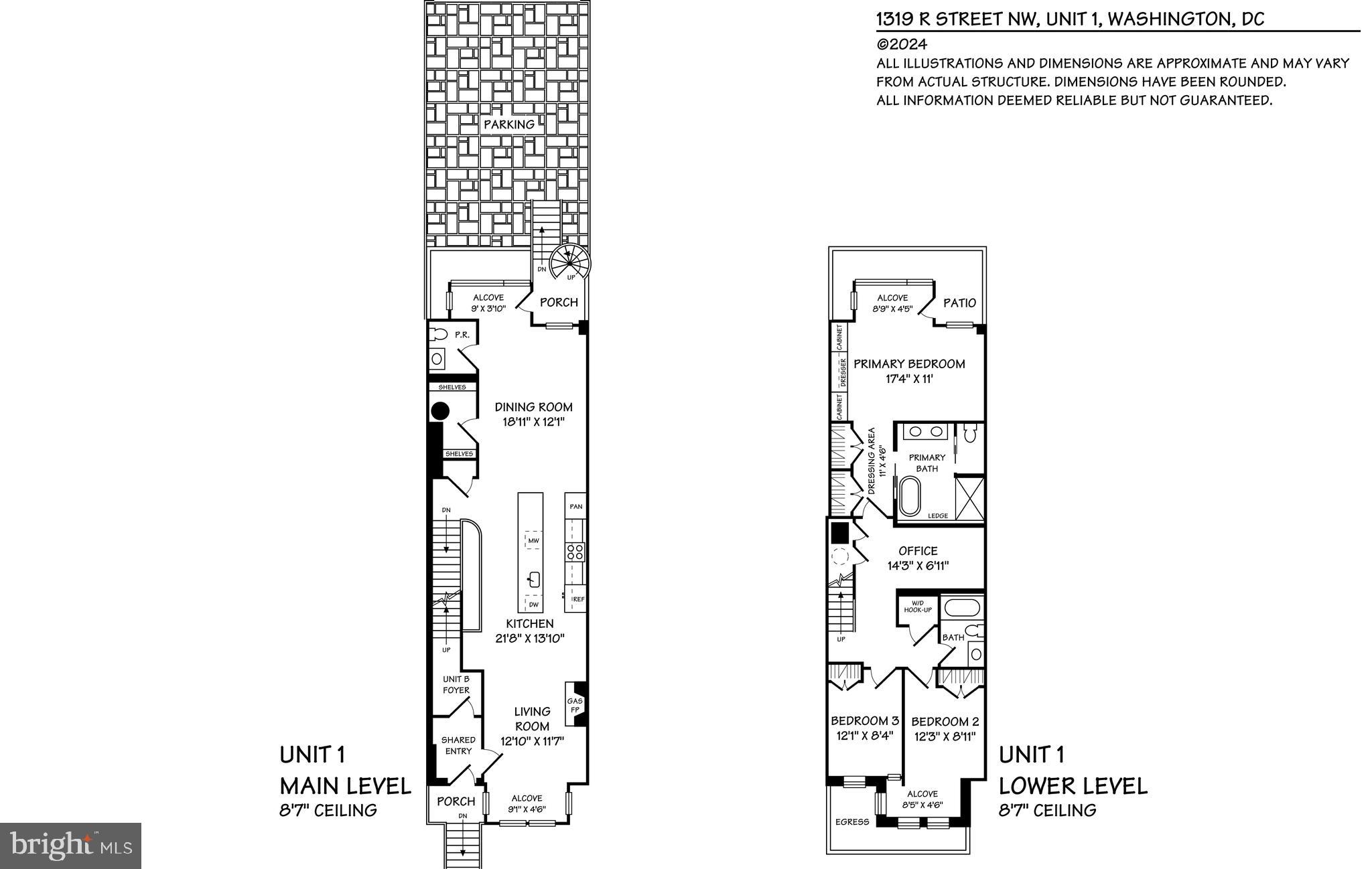 1319 R Street Northwest, Unit 2100 Washington, DC 20009 - Photo 36 of 36 a picture of a room with a floor plan