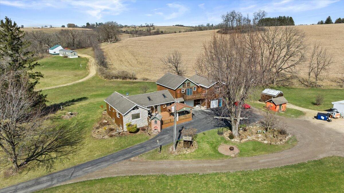 S5280 Lewison Road Viroqua, WI 54665 - Photo 4 of 49 drone view