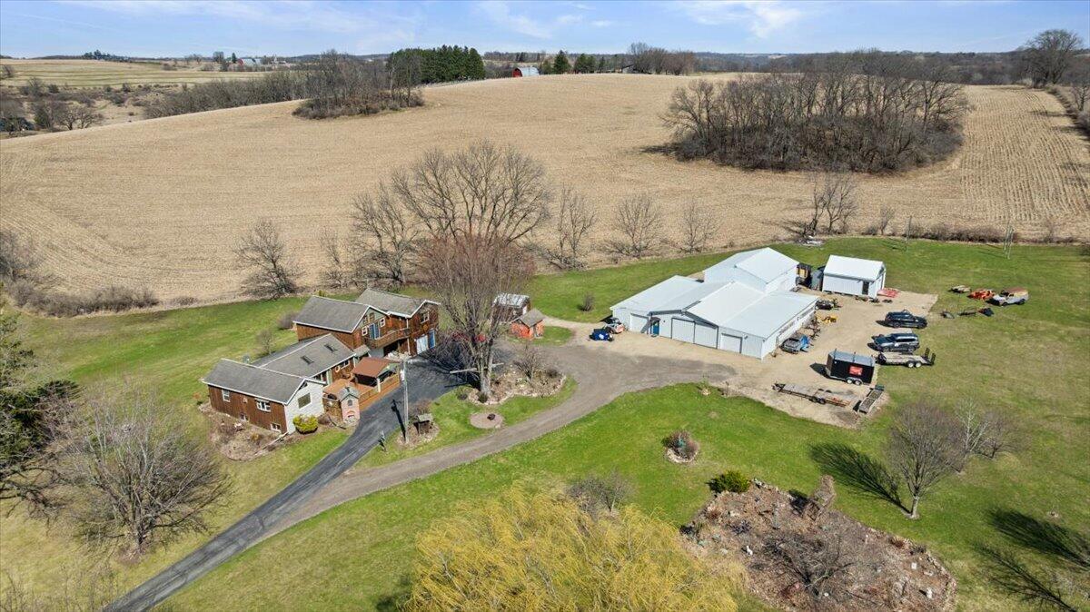 S5280 Lewison Road Viroqua, WI 54665 - Photo 5 of 49 drone view