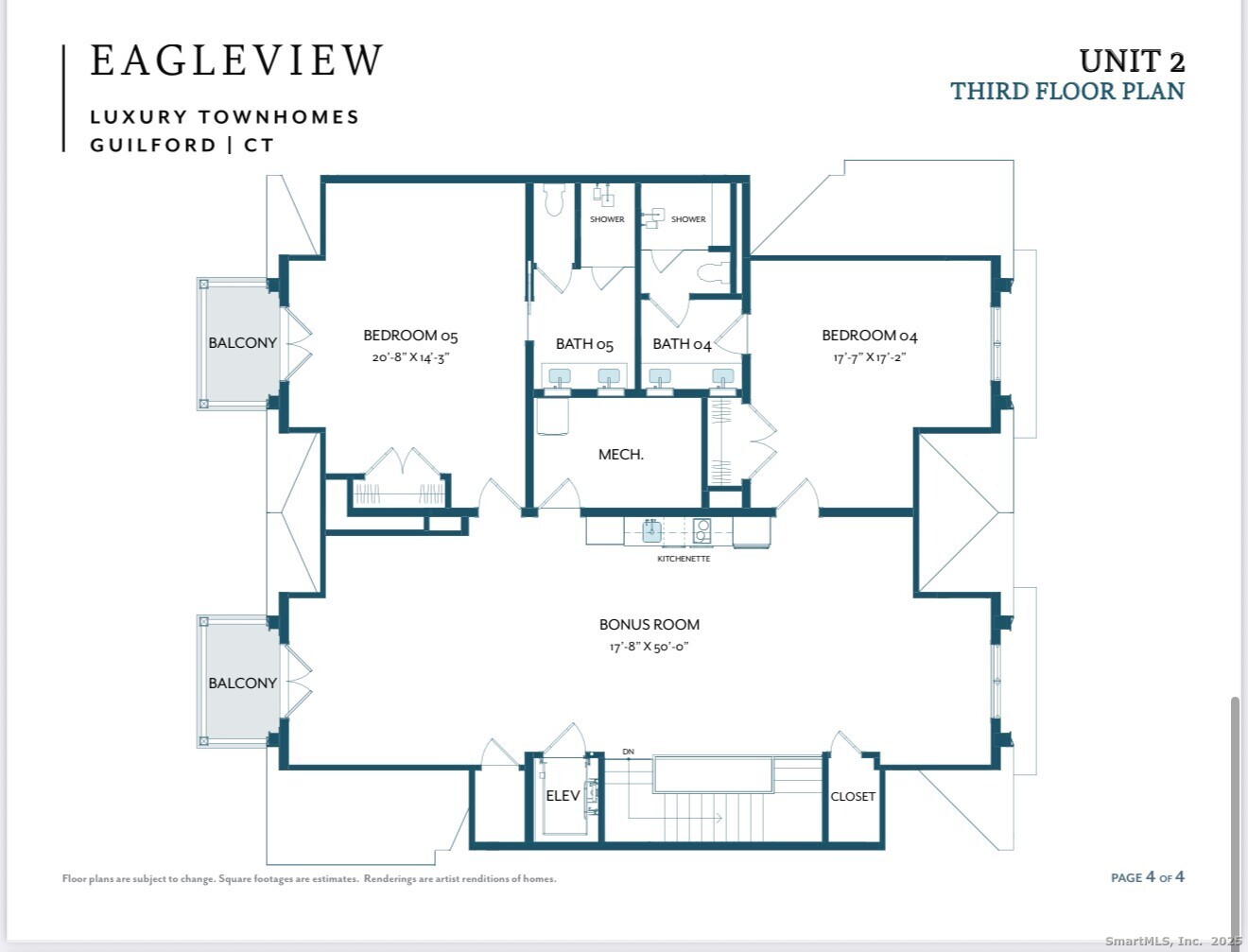 405 Whitfield Street, Unit 2 Guilford, CT 06437 - Photo 24 of 40 *OPTIONAL* finished upper level/4th floor.