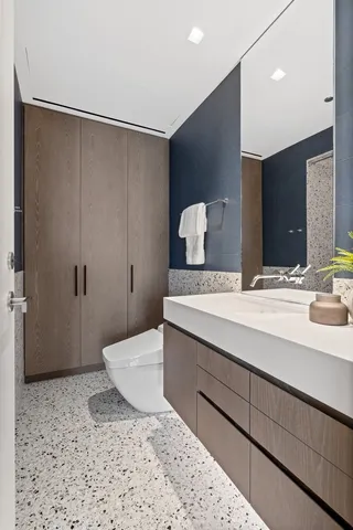 a picture of a room with a white walls