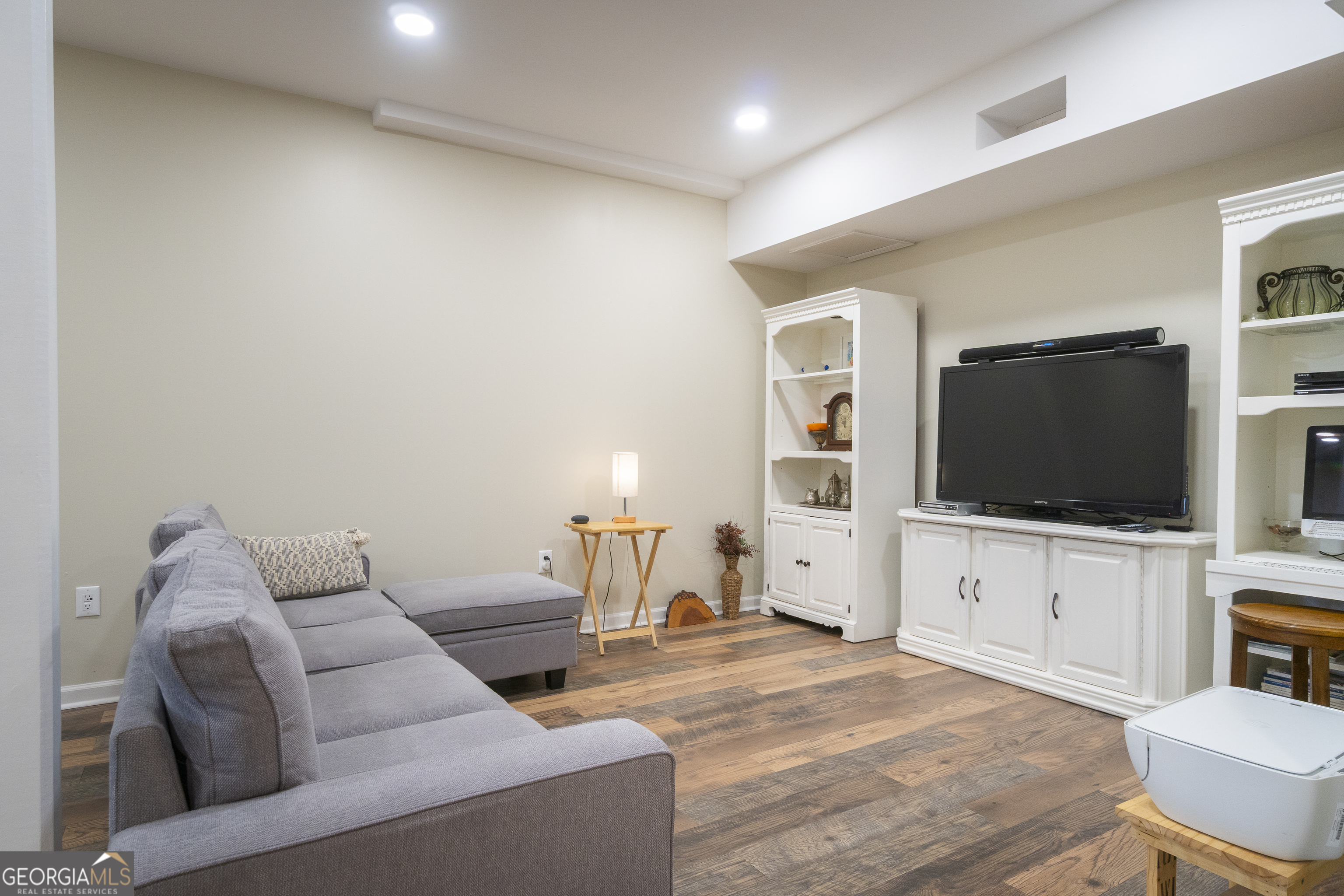 168 Cherokee Trail Sautee Nacoochee, GA 30571 - Photo 69 of 80 a living room with furniture and a flat screen tv