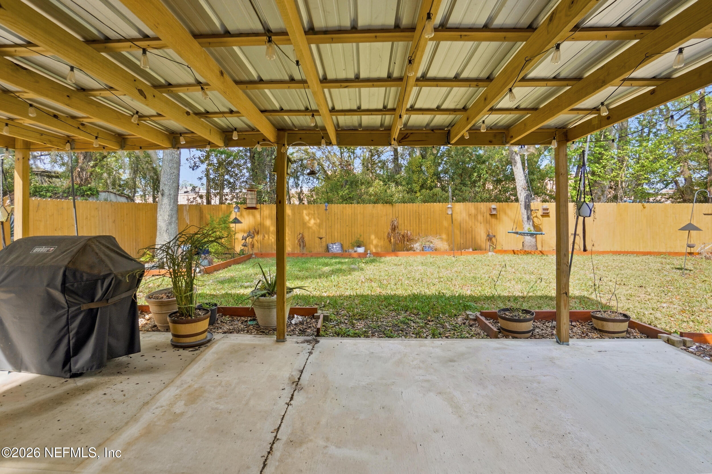 11108 Fairbanks Grant Road West Jacksonville, FL 32223 - Photo 29 of 34 a view of backyard with swimming pool