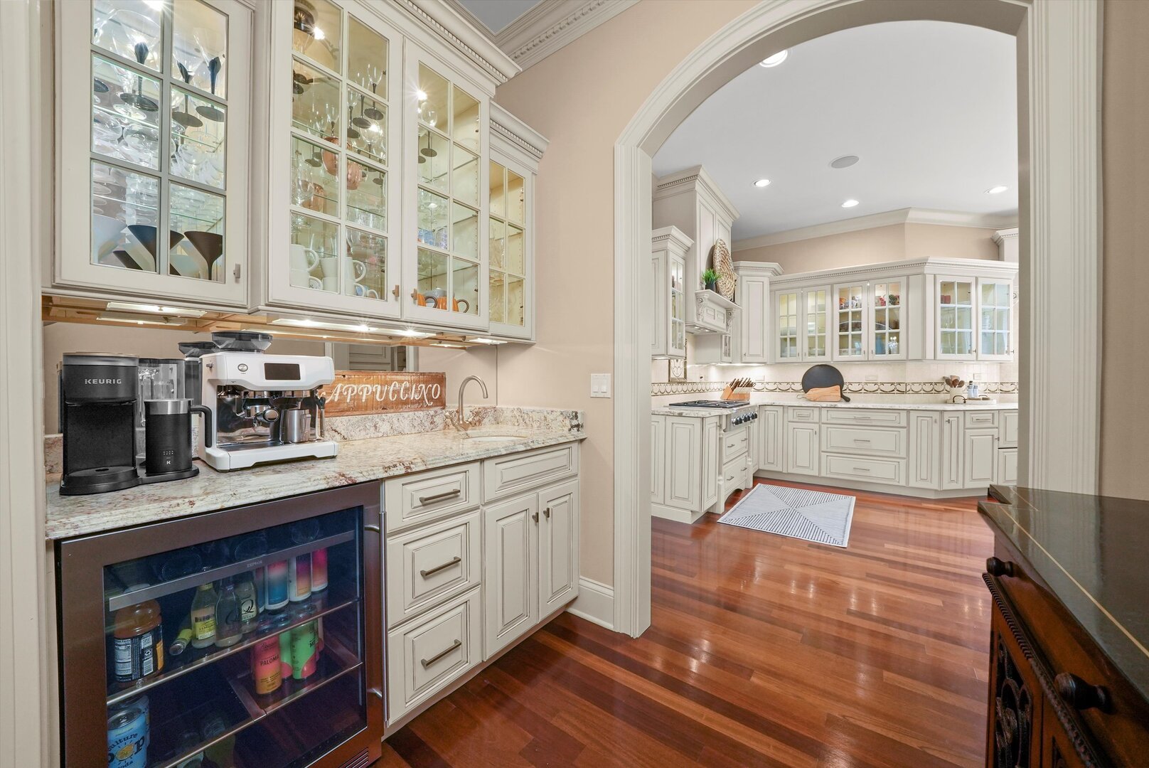 80 Geneva Court Inverness, IL 60010 - Photo 14 of 62 a kitchen with stainless steel appliances granite countertop a stove and cabinets