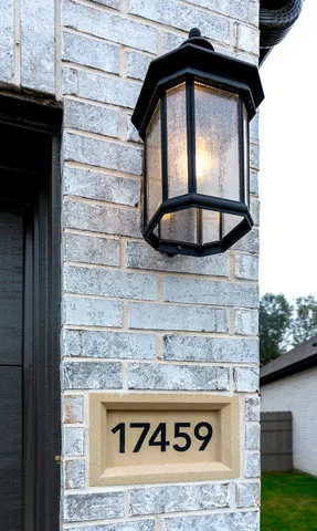 a close view of fireplace