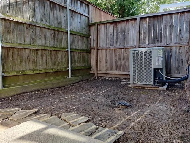 a backyard of a house
