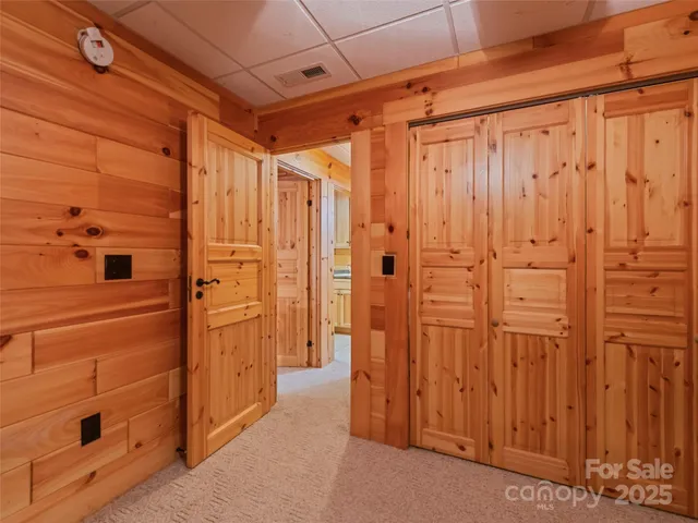 a view of a walk in closet