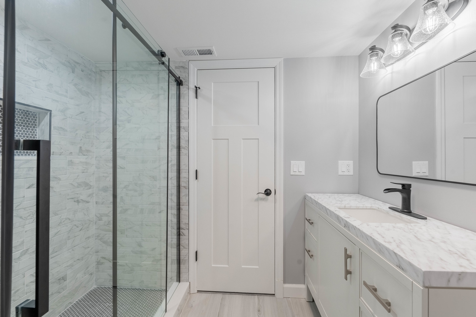 8000 Country Club Lane North Riverside, IL 60546 - Photo 31 of 41 a bathroom with a granite countertop sink mirror and double