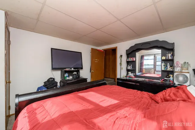 a view of a dining room kitchen and a window
