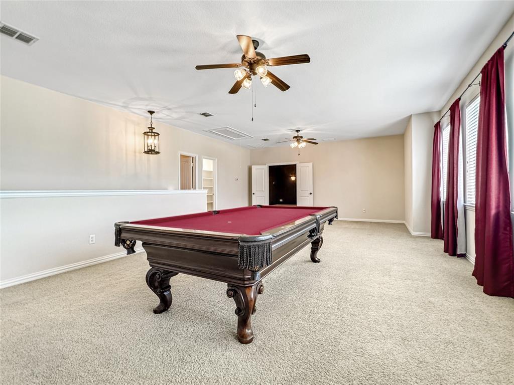 401 Varnum Way Fairview, TX 75069 - Photo 27 of 33 a room with pool table and windows