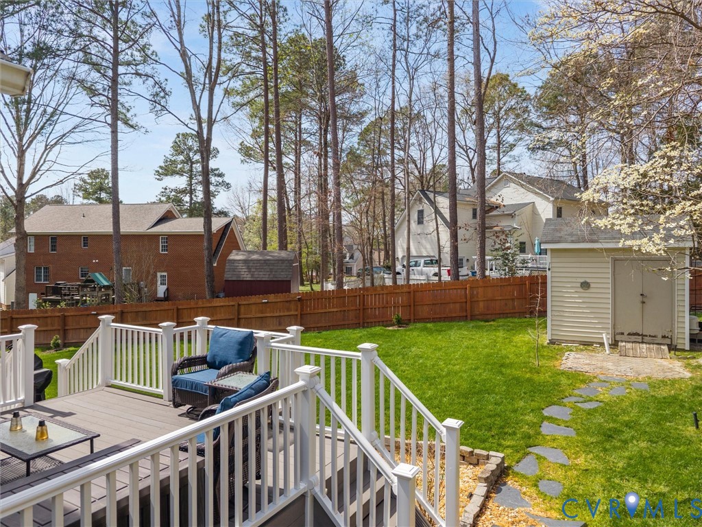 14012 Lippingham Terrace Chester, VA 23831 - Photo 43 of 50 a view of house with backyard and furniture
