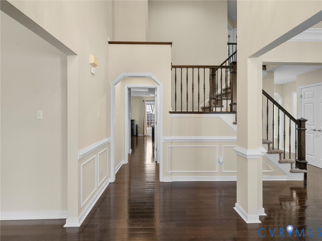 14012 Lippingham Terrace Chester, VA 23831 - Photo 7 of 50 a view of entryway and hall with wooden floor