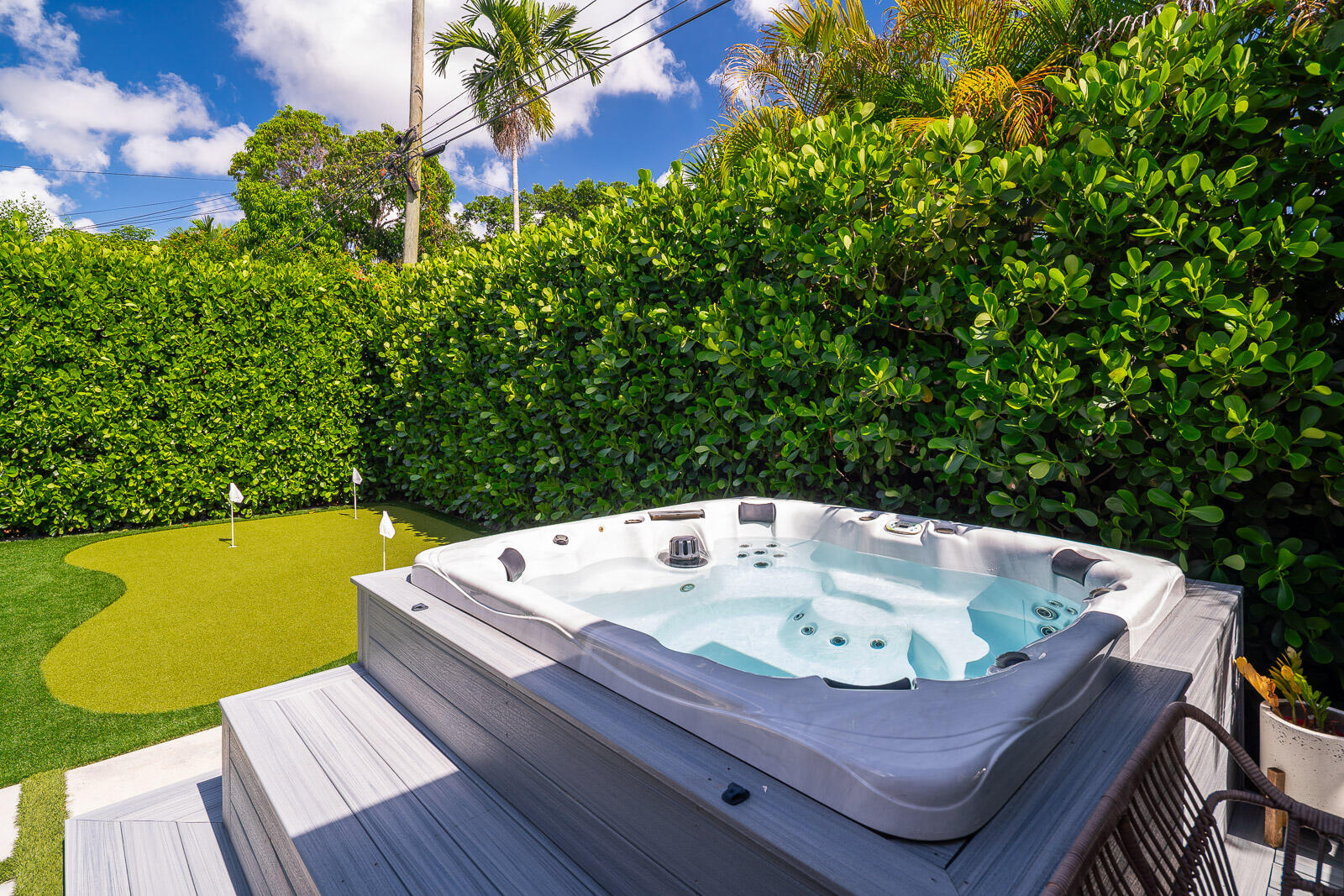 5745 Southwest 54th Terrace Miami, FL 33155 - Photo 4 of 25 Backyard Putting Green