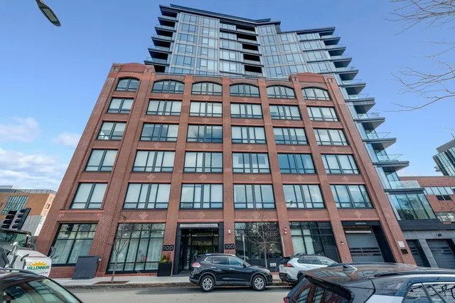 a front view of a building