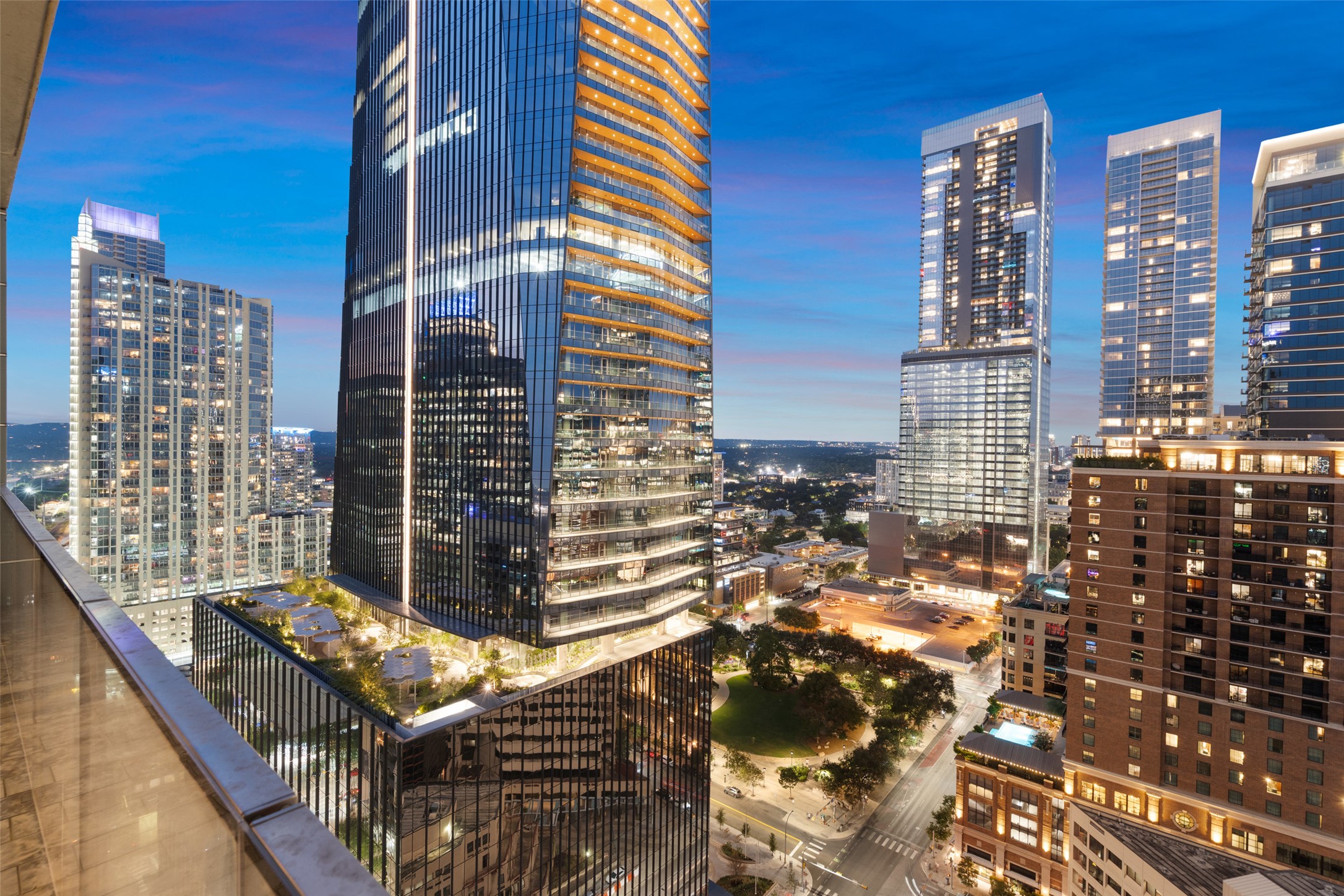 210 Lavaca Street, Unit 2505 Austin, TX 78701 - Photo 32 of 40 a city view