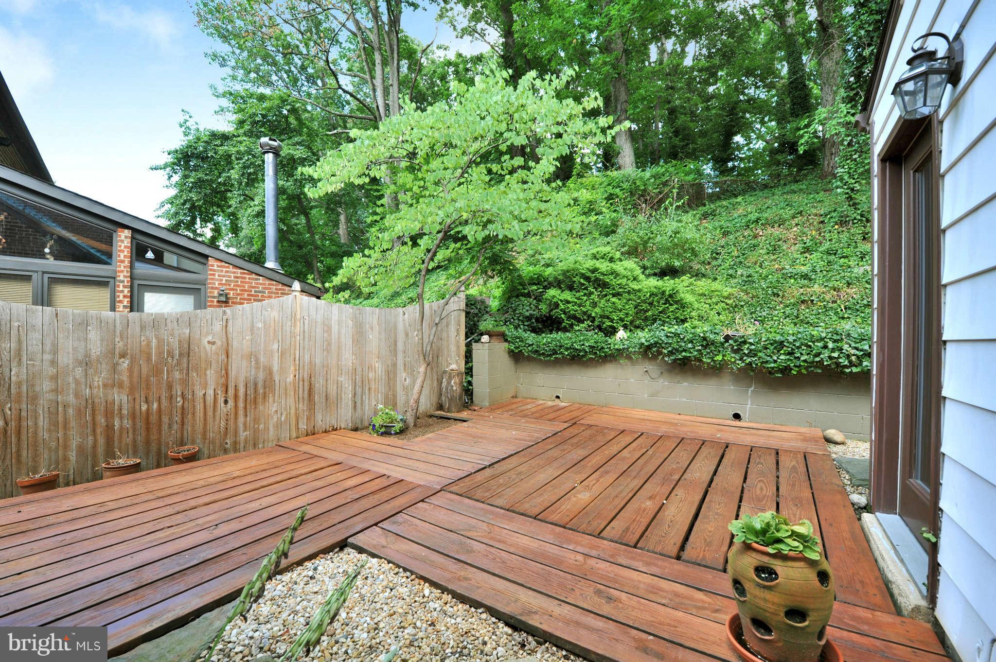 3203 Russell Road Alexandria, VA 22305 - Photo 27 of 30 a backyard of a house with lots of green space