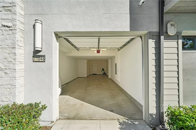 a park with palm tree in front of it