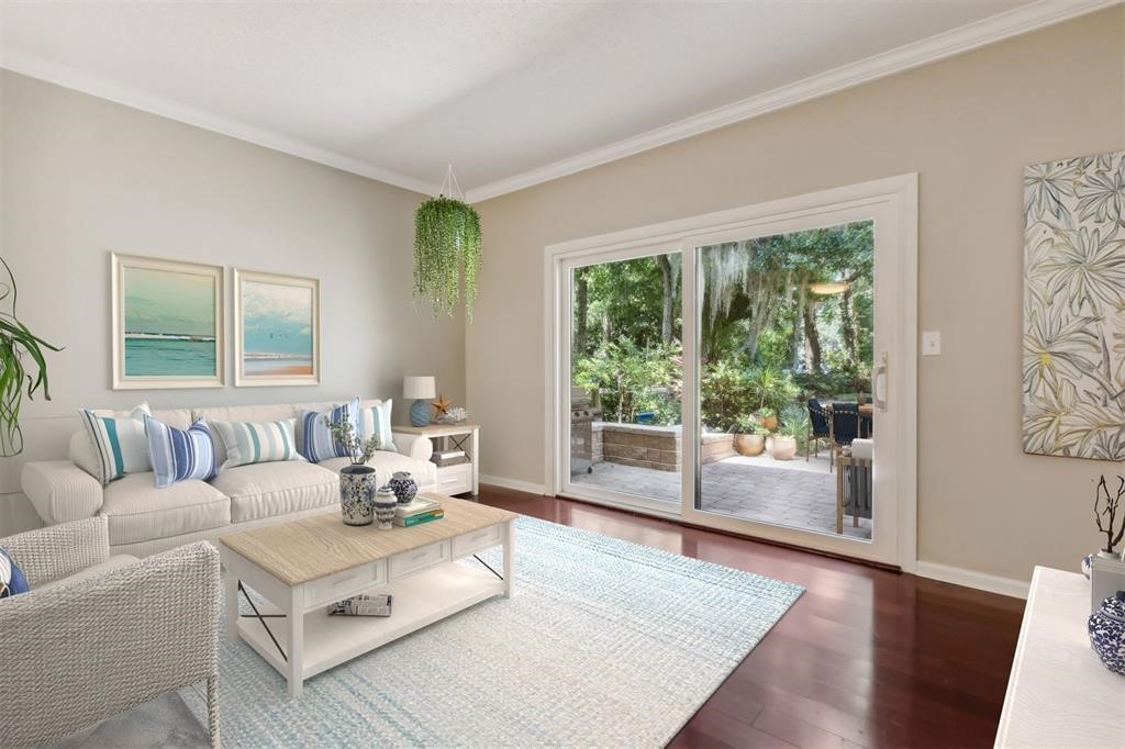 3036 Sea Marsh Road Fernandina Beach, FL 32034 - Photo 15 of 43 a living room with furniture and a large window