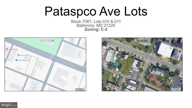 $150,000 | Lot 10-11 Patapsco Avenue East, Baltimore, MD 21225