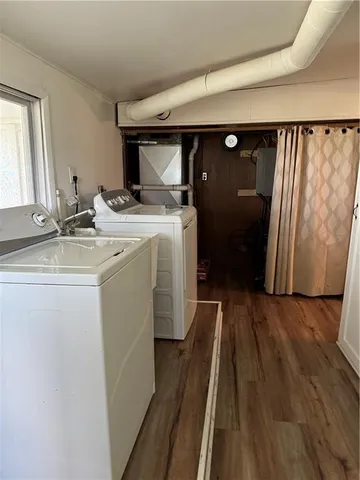 a room with storage and utility