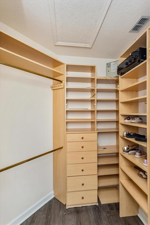 10606 Boca Pointe Drive Orlando, FL 32836 - Photo 27 of 39 a view of walk in closet with empty racks