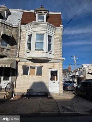 a view of a white building