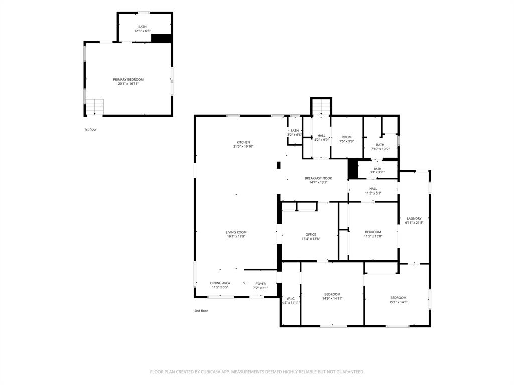339 Colwell Road Forestburg, TX 76239 - Photo 31 of 31 Floorplan of 339 Colwell Rd in Forestburg, TX